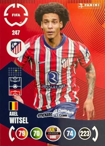 Figurina Axel Witsel - FIFA Club World Cup 2025. Adrenalyn XL n. 247 - Panini