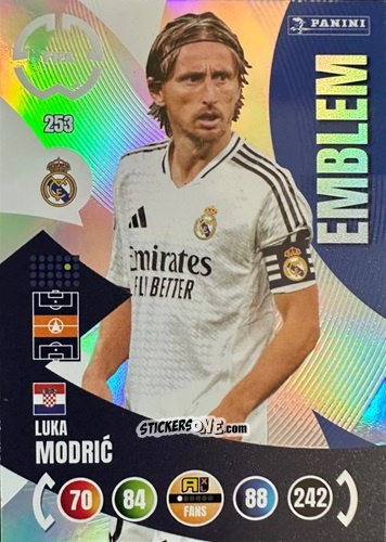 Cromo Luka Modrić - FIFA Club World Cup 2025. Adrenalyn XL n. 253 - Panini