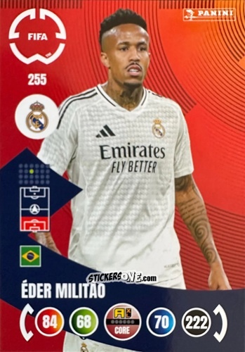Figurina Éder Militão - FIFA Club World Cup 2025. Adrenalyn XL n. 255 - Panini