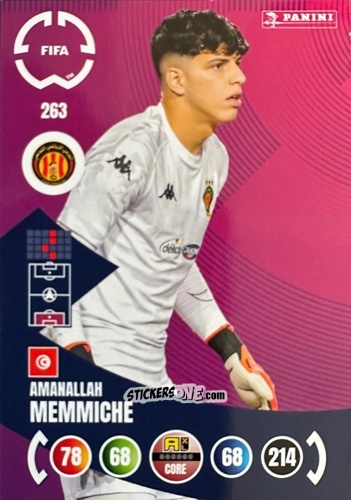 Figurina Amanallah Memmiche - FIFA Club World Cup 2025. Adrenalyn XL n. 263 - Panini
