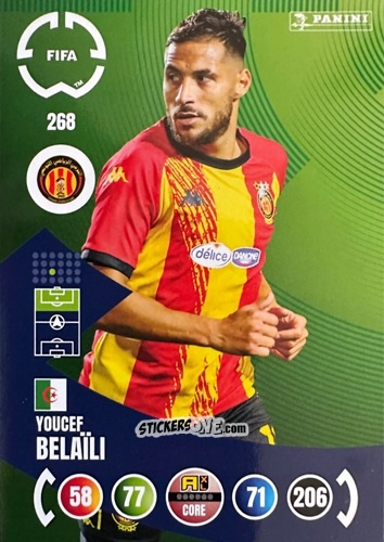 Cromo Youcef Belaili - FIFA Club World Cup 2025. Adrenalyn XL n. 268 - Panini