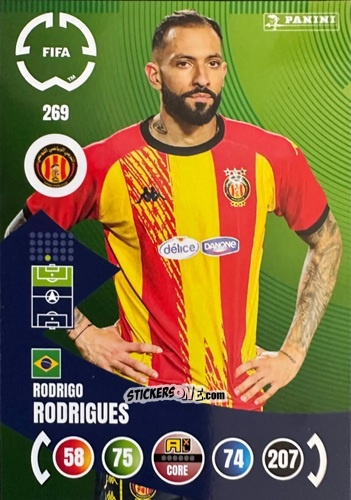 Cromo Rodrigo Rodrigues - FIFA Club World Cup 2025. Adrenalyn XL n. 269 - Panini