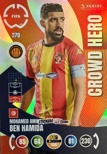 Figurina Mohamed Amine Ben Hamida - FIFA Club World Cup 2025. Adrenalyn XL n. 270 - Panini