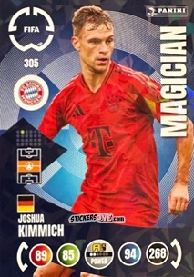 Cromo Joshua Kimmich - FIFA Club World Cup 2025. Adrenalyn XL n. 305 - Panini