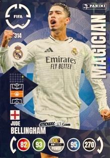 Cromo Jude Bellingham - FIFA Club World Cup 2025. Adrenalyn XL n. 314 - Panini