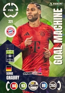 Figurina Serge Gnabry - FIFA Club World Cup 2025. Adrenalyn XL n. 321 - Panini