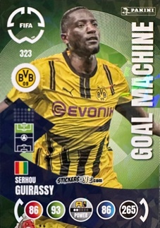 Sticker Serhou Guirassy - FIFA Club World Cup 2025. Adrenalyn XL n. 323 - Panini