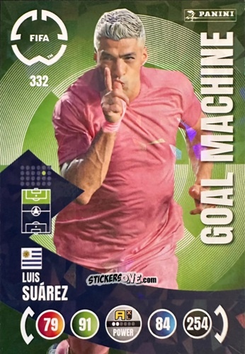 Sticker Luis Suárez - FIFA Club World Cup 2025. Adrenalyn XL n. 332 - Panini