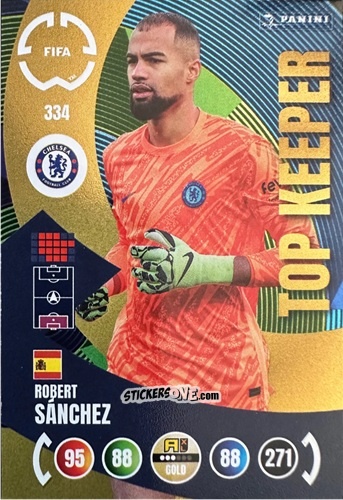 Cromo Robert Sánchez - FIFA Club World Cup 2025. Adrenalyn XL n. 334 - Panini