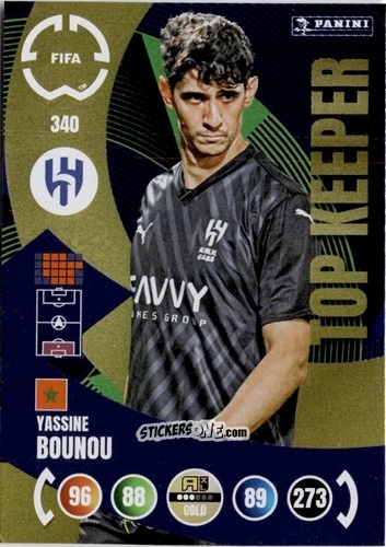 Cromo Yassine Bounou - FIFA Club World Cup 2025. Adrenalyn XL n. 340 - Panini
