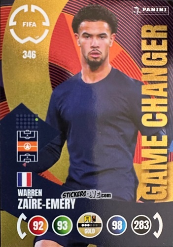 Sticker Warren Zaïre-Emery - FIFA Club World Cup 2025. Adrenalyn XL n. 346 - Panini