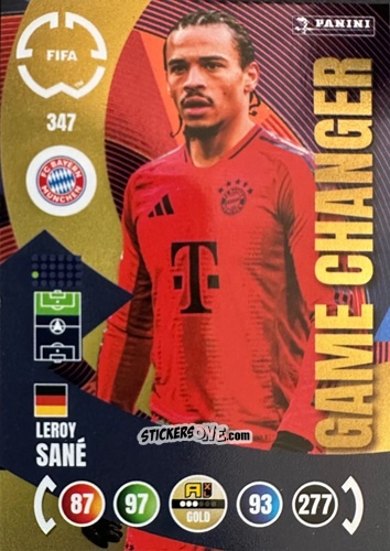 Figurina Leroy Sané - FIFA Club World Cup 2025. Adrenalyn XL n. 347 - Panini