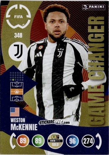 Cromo Weston McKennie - FIFA Club World Cup 2025. Adrenalyn XL n. 348 - Panini