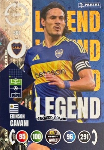 Cromo Edinson Cavani - FIFA Club World Cup 2025. Adrenalyn XL n. 361 - Panini
