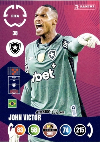 Cromo John Victor - FIFA Club World Cup 2025. Adrenalyn XL n. 38 - Panini