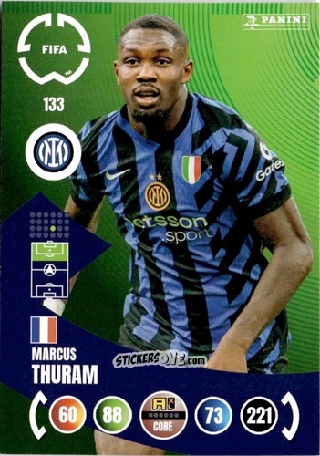 Figurina Marcus Thuram - FIFA Club World Cup 2025. Adrenalyn XL n. 133 - Panini