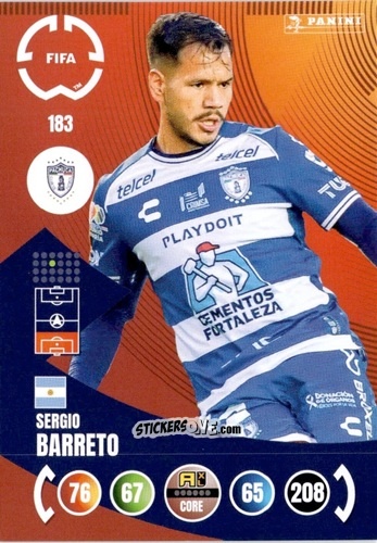 Figurina Sergio Barreto - FIFA Club World Cup 2025. Adrenalyn XL n. 183 - Panini