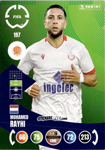 Cromo Mohamed Rayhi - FIFA Club World Cup 2025. Adrenalyn XL n. 197 - Panini