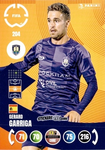 Figurina Gerard Garriga - FIFA Club World Cup 2025. Adrenalyn XL n. 204 - Panini