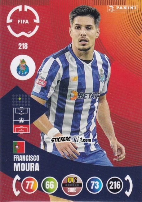 Cromo Francisco Moura - FIFA Club World Cup 2025. Adrenalyn XL n. 218 - Panini