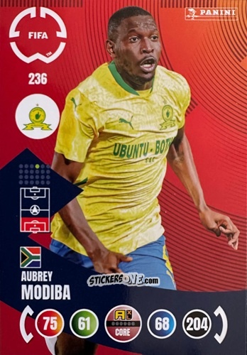 Sticker Aubrey Modiba - FIFA Club World Cup 2025. Adrenalyn XL n. 236 - Panini