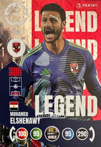 Cromo Mohamed El Shenawy - FIFA Club World Cup 2025. Adrenalyn XL n. 363 - Panini