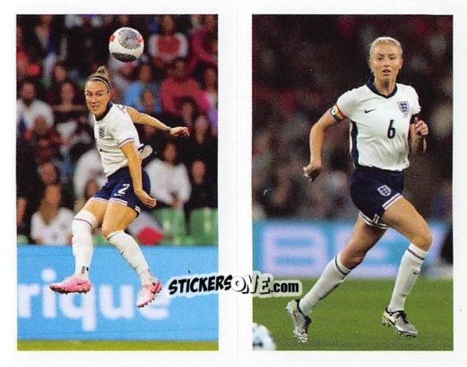 Sticker Lucy Bronze / Leah Williamson - England Lionesses 2025 n. 5 - Panini