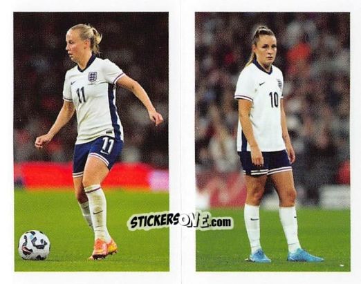 Cromo Beth Mead / Ella Toone - England Lionesses 2025 n. 9 - Panini