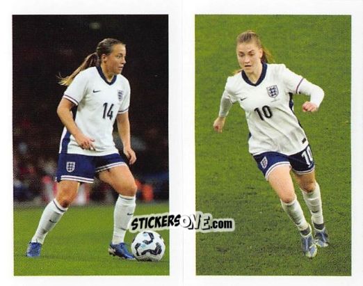 Cromo Fran Kirby / Jess Park - England Lionesses 2025 n. 10 - Panini