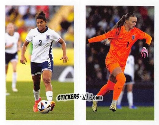 Figurina Jess Carter / Hannah Hampton - England Lionesses 2025 n. 11 - Panini