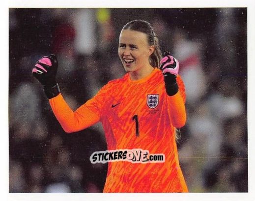 Sticker Hannah Hampton - England Lionesses 2025 n. 22 - Panini