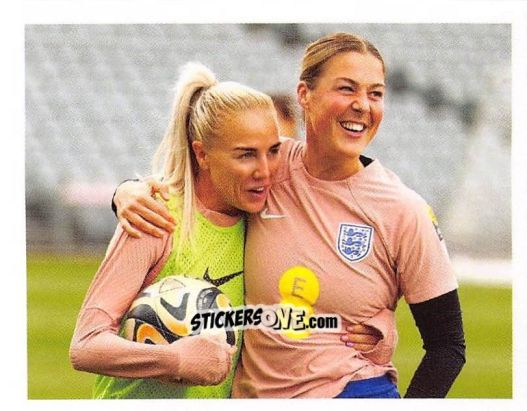 Cromo Mary Earps / Alex Greenwood - England Lionesses 2025 n. 28 - Panini