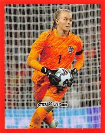 Sticker Hannah Hampton - England Lionesses 2025 n. 34 - Panini