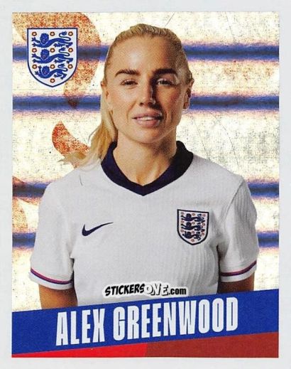Sticker Alex Greenwood - England Lionesses 2025 n. 45 - Panini