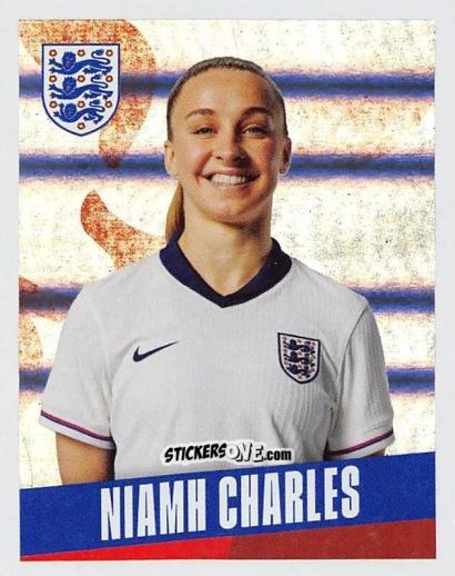 Cromo Niamh Charles - England Lionesses 2025 n. 50 - Panini
