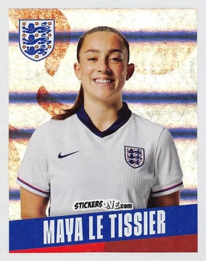 Sticker Maya Le Tissier - England Lionesses 2025 n. 55 - Panini