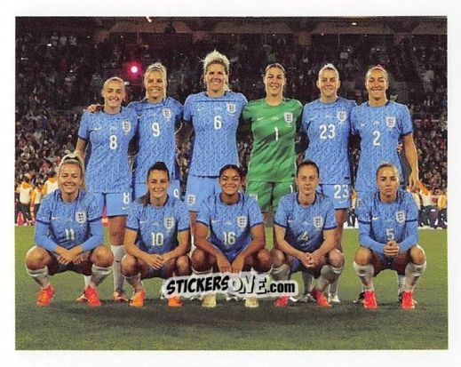 Figurina England Lionesses - England Lionesses 2025 n. 83 - Panini