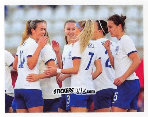 Figurina England Lionesses - England Lionesses 2025 n. 84 - Panini