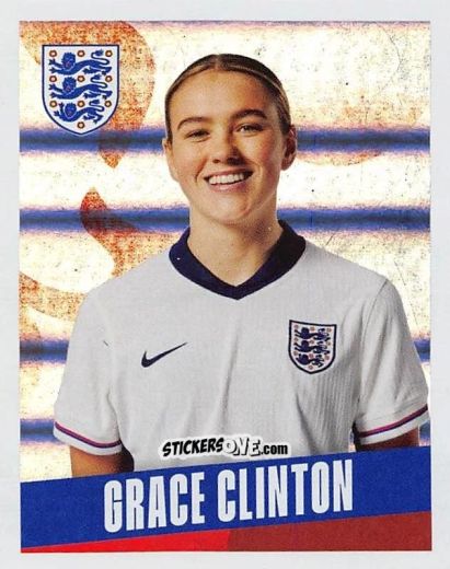 Sticker Grace Clinton - England Lionesses 2025 n. 101 - Panini
