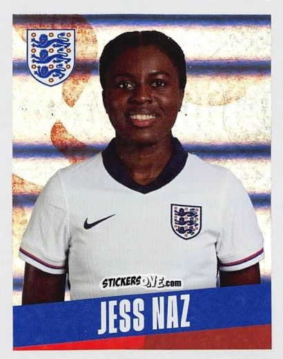 Cromo Jessica Naz - England Lionesses 2025 n. 126 - Panini