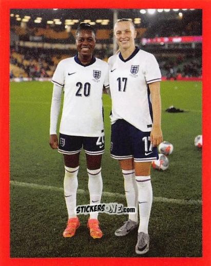 Sticker Jessica Naz - England Lionesses 2025 n. 130 - Panini
