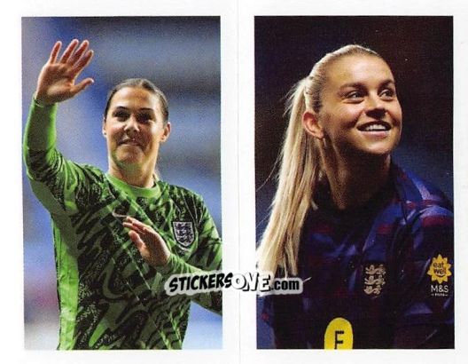 Cromo Mary Erps / Alessia Russo - England Lionesses 2025 n. 159 - Panini
