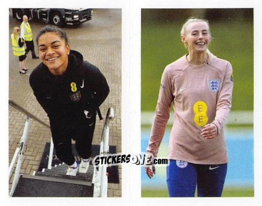 Figurina Jess Carter / Chloe Kelly - England Lionesses 2025 n. 160 - Panini