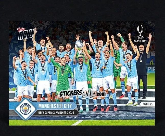 Cromo Manchester City Team  - Now Uefa Champions League 2023-2024 n. 1 - Topps