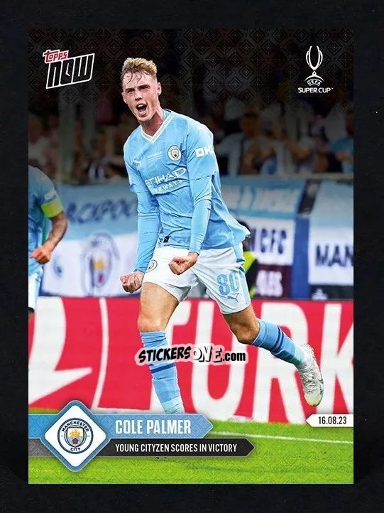 Figurina Cole Palmer - Now Uefa Champions League 2023-2024 n. 2 - Topps