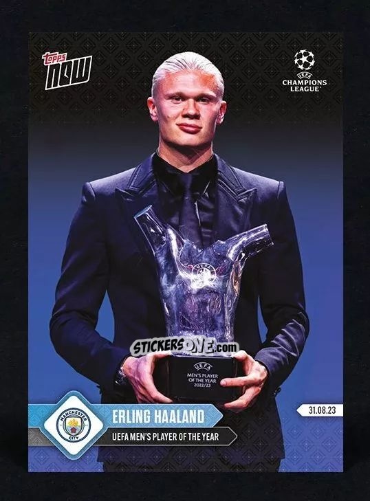 Cromo Erling Haaland - Now Uefa Champions League 2023-2024 n. 4 - Topps