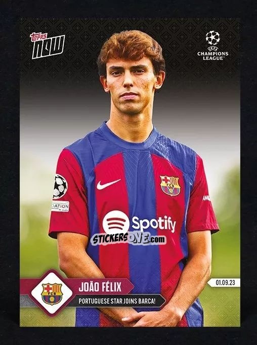 Sticker Joao Felix - Now Uefa Champions League 2023-2024 n. 5 - Topps