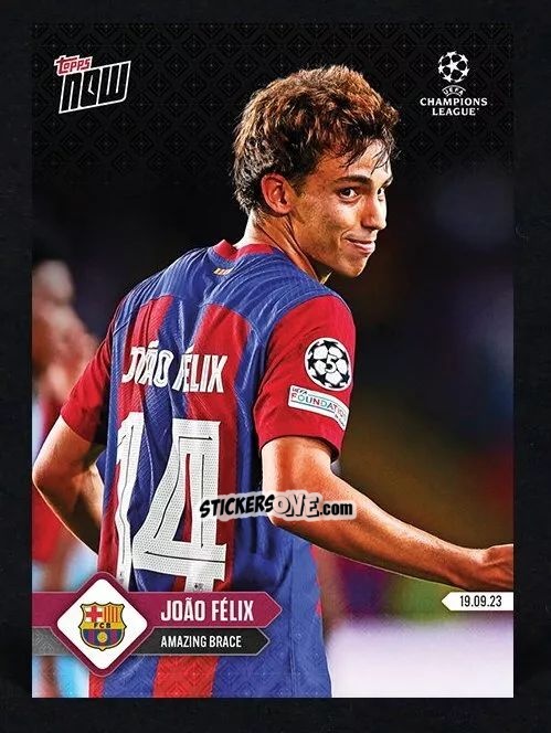 Sticker Joao Felix - Now Uefa Champions League 2023-2024 n. 13 - Topps