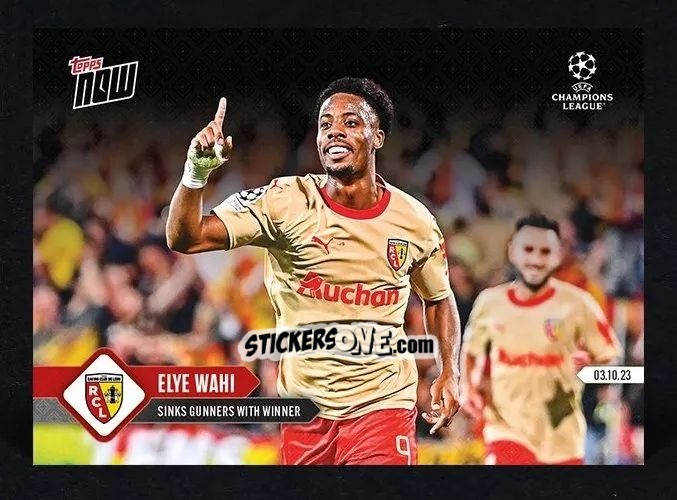 Sticker Elye Wahi - Now Uefa Champions League 2023-2024 n. 25 - Topps