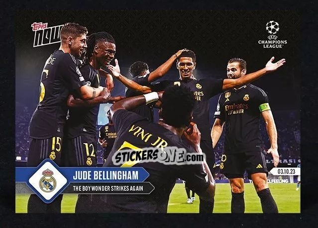Cromo Jude Bellingham - Now Uefa Champions League 2023-2024 n. 28 - Topps